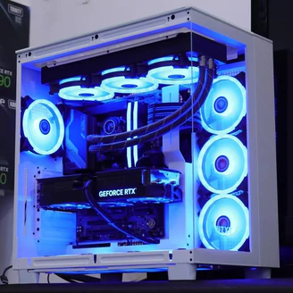 Blue and White Build